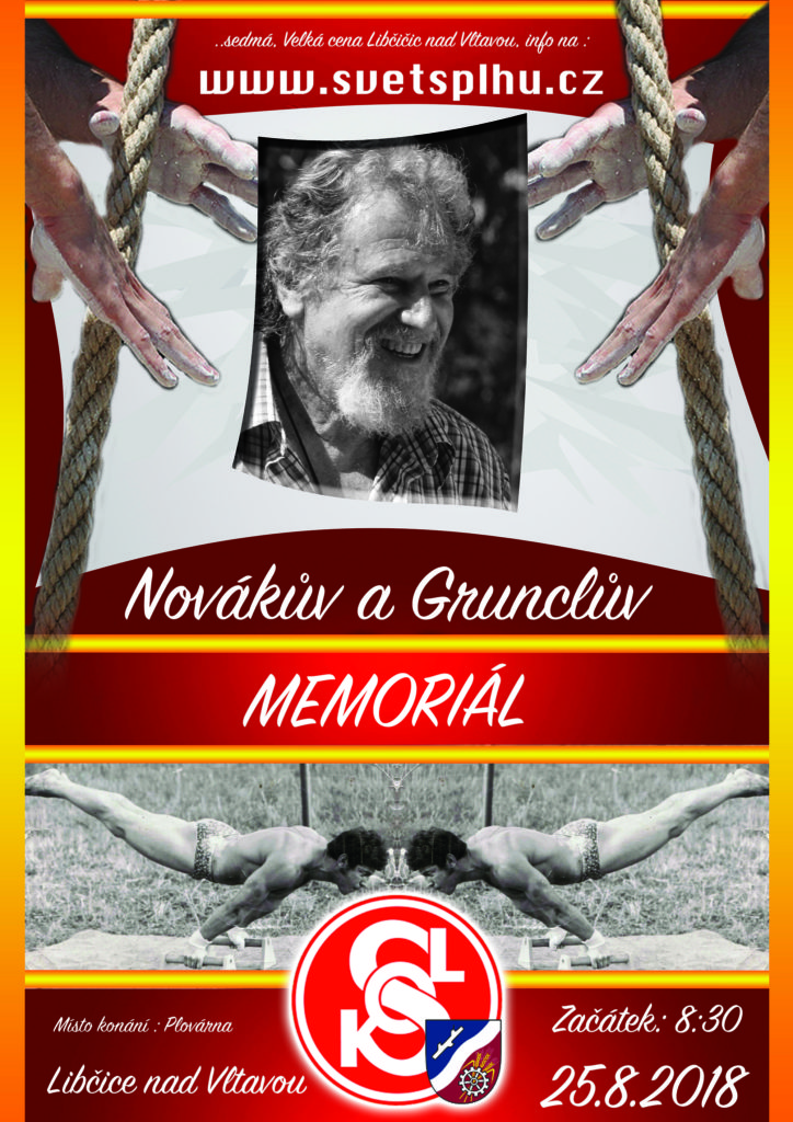 Novákův a Grunclův memoriál - Libčice 2018 - Plakát
