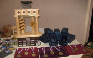 Memoriál Bedřicha Šupčíka 2008 - pohár, medaile a hranol