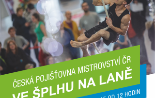 Česká pojišťovna Mistrovství České republiky ve šplhu na laně 2015 - Plakát