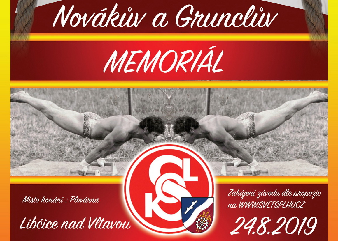 Novákův a Grunclův memoriál - Libčice 2019 - Plakát